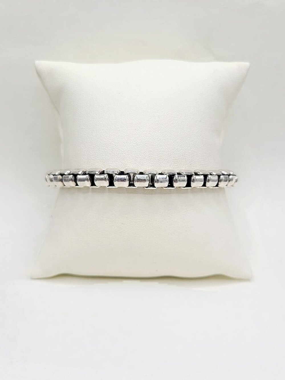 David Yurman Box Chain Bracelet in Sterling Silver - 7.3mm - 9"